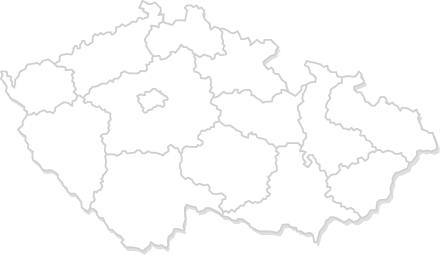 Mapa české republiky - Czech Republic map