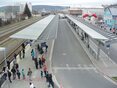 Fotografie ze slavnostního zahájení provozu dopravního terminálu v Uherském Brodě